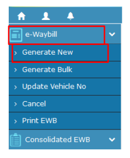 Generate New E-WayBill